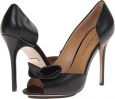 Black Leather Badgley Mischka Tarian for Women (Size 5.5)