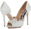 White Satin Badgley Mischka Tarian II for Women (Size 8.5)