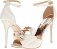 Ivory Satin Badgley Mischka Tess for Women (Size 9.5)