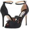 Black Satin Badgley Mischka Tess for Women (Size 9.5)