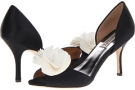 Black/White Satin Badgley Mischka Thora for Women (Size 8.5)