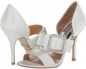 White Satin Badgley Mischka Tila for Women (Size 8.5)