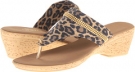 Brown Leopard Elastic Onex Tory for Women (Size 10)