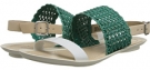 White/Emerald Kenneth Cole Reaction Un-Snap for Women (Size 11)