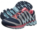 Blue Peak/Tin Grey/Victory Pink/Cool Breeze/White Reebok Zigkick Tahoe Road II for Women (Size 5.5)