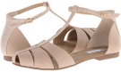 Nude Fabric/Leather Steve Madden Danky for Women (Size 6)