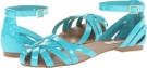 Turquoise Patent Steve Madden P-Trivol for Women (Size 6)