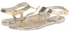 Gold Jelly Steve Madden Gesty for Women (Size 9)