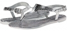 Silver Jelly Steve Madden Gesty for Women (Size 9)