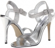 Silver Fabric Steve Madden Dove-R for Women (Size 10)