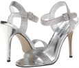 Silver Fabric Steve Madden Dove-R for Women (Size 9)