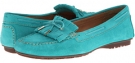 Turquoise Nubuck Sebago Meriden Kiltie for Women (Size 8)