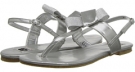 Silver Metallic PU Amiana 6-A0858 for Kids (Size 12)