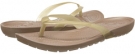 Bronze Crocs Really Sexi Flip-Flop for Women (Size 5)