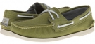 Olive Sperry Top-Sider A/O 2-Eye Soft Canvas for Men (Size 7.5)