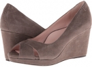Taupe Printed Pattern Suede Taryn Rose Caylee for Women (Size 10)