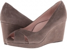 Taupe Printed Pattern Suede Taryn Rose Caylee for Women (Size 5.5)