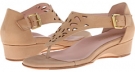 Beige Burnished Nabuck Taryn Rose Kaiser for Women (Size 9)