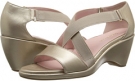 Soft Gold Metallic Taryn Rose Maura for Women (Size 7)