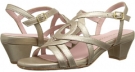 Soft Gold Metallic Taryn Rose Oma for Women (Size 9)