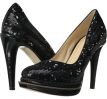 Silver/Brush/Black Sequin Cole Haan Chelsea Double Platform Pump for Women (Size 6)