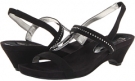 Black Microsuede Anne Klein Tressa for Women (Size 8)