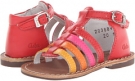 Red/Multi Leather Aster Kids Vision for Kids (Size 4)