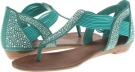 Green Fabric Madden Girl Tone for Women (Size 8.5)