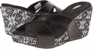 Black VOLATILE Tabitha Sandal for Women (Size 9)