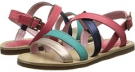 Super Pink Paul Smith Junior Daffodil Sandals With Colored Straps for Kids (Size 12.5)