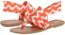Coral Zig Zag Dirty Laundry Beebop for Women (Size 5)