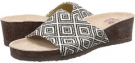 Black MUK LUKS Lea Slide Wedge for Women (Size 9)