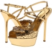 Ciad/New Gold Sergio Rossi Sandal for Women (Size 10)