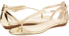 Bright Gold Mirror Metallic Calvin Klein Kana for Women (Size 6.5)