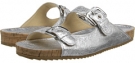 Silver Foli Nappa Stuart Weitzman Freely for Women (Size 10.5)