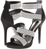 Black/Clear Stones Nina Bridget for Women (Size 7.5)