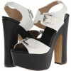 White/Black Shellys London Mussota for Women (Size 8)