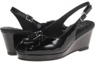 Black Soft Patent Walking Cradles Napoli for Women (Size 7)