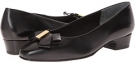 Black Kid Rose Petals Briann for Women (Size 7)