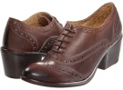 Dark Brown Antique Pull Up Frye Maggie Perf Wingtip for Women (Size 7.5)