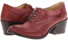 Burgundy Antique Pull Up Frye Maggie Perf Wingtip for Women (Size 6.5)