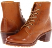 Camel Soft Pebbled Full Grain Frye Sabrina 6G Lace Up for Women (Size 10)