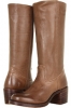 Fawn Soft Pebbled Full Grain Frye Sabrina 14L for Women (Size 8)