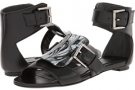 Resin Buckle Flat Sandal Women's 9.5