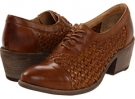 Cognac Frye Maggie Woven Oxford for Women (Size 6)