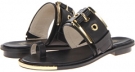 Black Vachetta MICHAEL Michael Kors Calder Sandal for Women (Size 6.5)