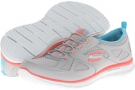 Light Gray/Coral SKECHERS Lynx for Women (Size 9.5)