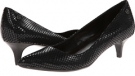 Black Classic Python Print Calvin Klein Nicki for Women (Size 11)