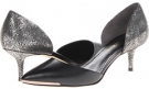 Black/Pewter Leather Enzo Angiolini Goldring for Women (Size 6.5)