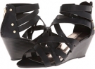 Black PU Madden Girl Hiighfiv for Women (Size 7)